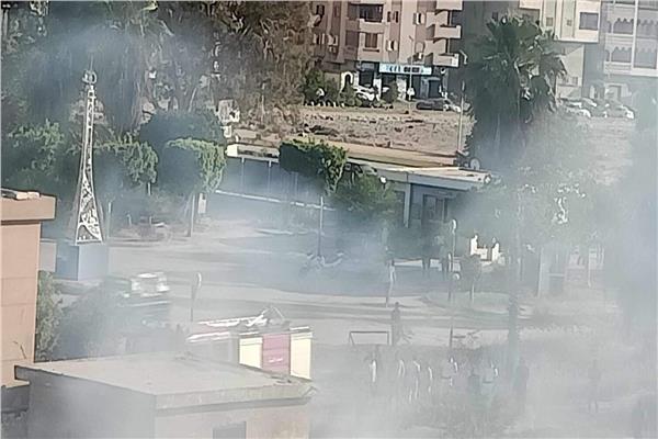 السيطرة على حريق داخل سور الإذاعة