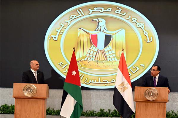 رئيس الوزراء ونظيره الأردنى