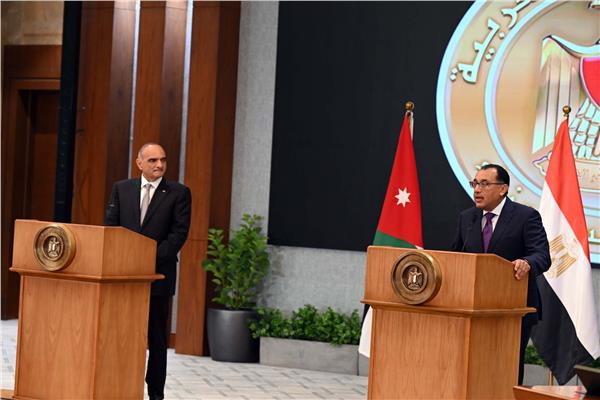 رئيس الوزراء ونظيره الأردنى