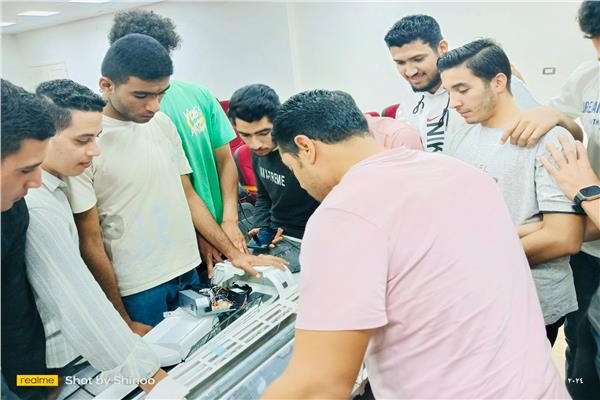 دورة تدريبية لطلاب جامعة الدلتا التكنولوجية 