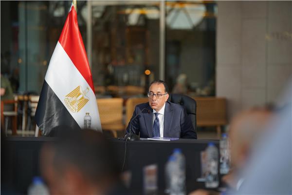 الدكتور مصطفى مدبولي خلال اللقاء  