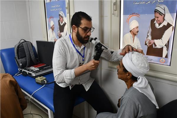 خلال فعاليات قافلة جامعة المنصورة المتكاملة "جسور الخير-21" بمدينة شلاتين 