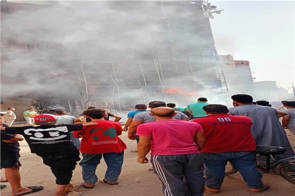 حريق شركة دواجن ببهتيم