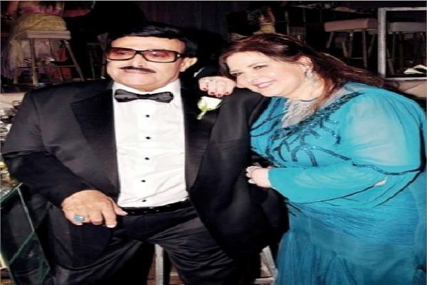 الفنان سمير غانم والفنانة دلال عبد العزيز
