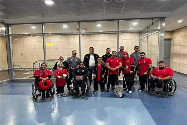 بعثة منتخب مصر لرفع الأثقال البارالمبي