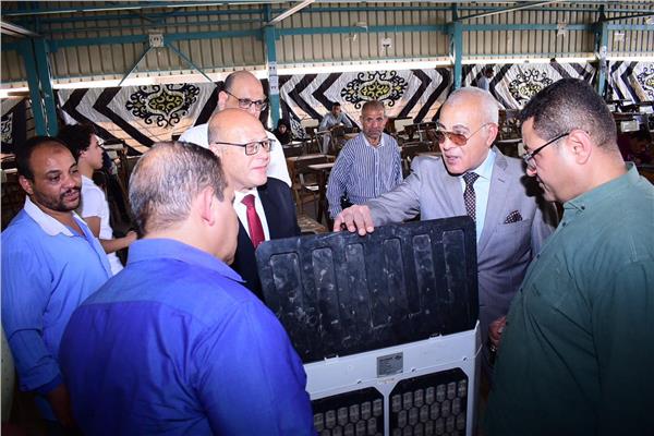 جانب من الجولة تفقدية للدكتور حسان النعماني رئيس جامعة سوهاج