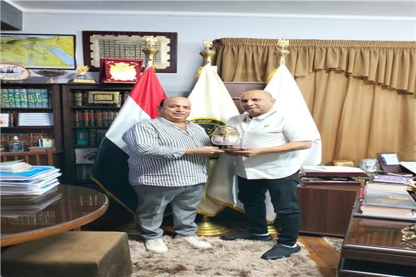 المخرج مسعد فودة والسيناريست محمد الباسوسي