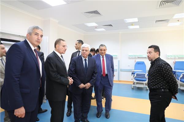 وزير التعليم العالي يتفقد الأعمال التنفيذية بمشروعات جامعة كفر الشيخ
