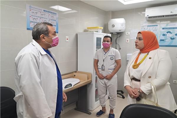 وفد لجنة الشؤون الصحية بمجلس النواب 