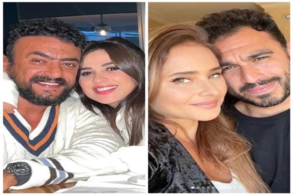 نيللي كريم وهشام عاشور وياسمين والعوضي