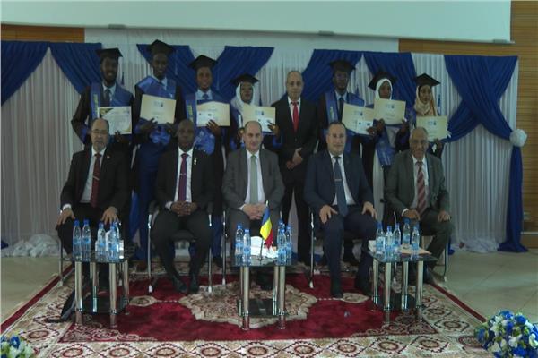 حفل تخرج الدفعة الثالثة لطلاب فرع الجامعة بدولة تشاد