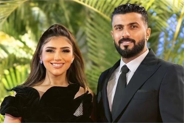 الفنانة مي عمر وزوجها المخرج محمد سامي