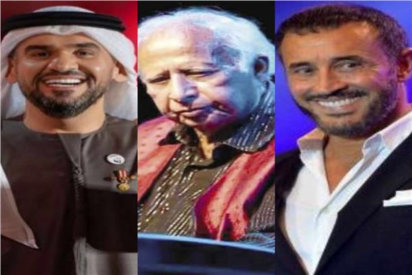حسين الجسمي وهاني شنودة وكاظم الساهر