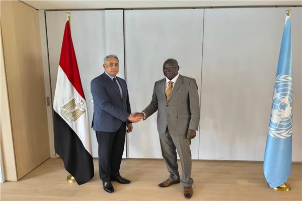  وزير العمل يلتقى نظيرة الزيمبابوي
