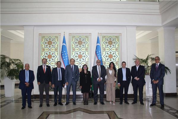 رئيس «زراعة الشيوخ» يلتقى نائب رئيس مجلس الشيوخ الأوزبكستاتى