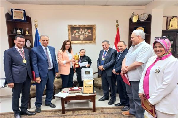 تكريم منتخب التربية الخاصة الحاصل على المركز الأول
