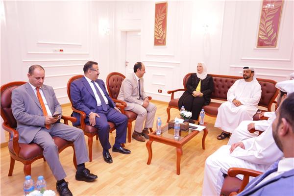 وزيرة التضامن الاجتماعي خلال الاجتماع