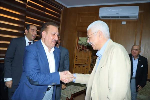 الدكتور أحمد القاصد رئيس جامعة المنوفيـة اللواء إبراهيم أبو ليمون محافظ المنوفية