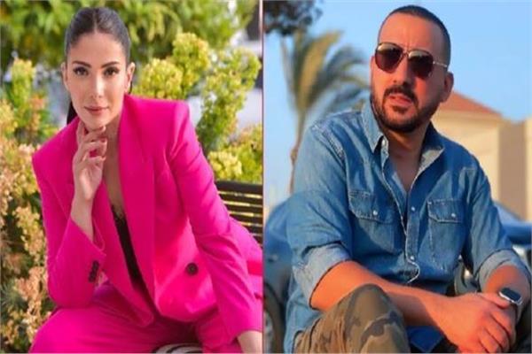  الفنان دياب و مني زكي