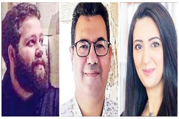 إيناس حليم وصالح الغازى ومصطضى منير