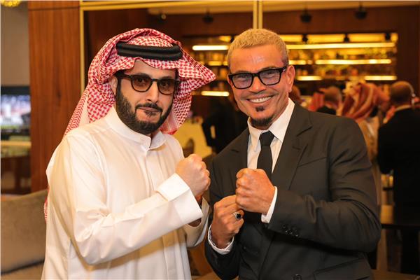 المستشار تركي آل الشيخ وعمرو دياب