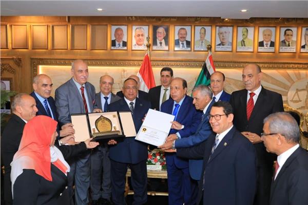 رئيس قضايا الدولة أثناء تكريم أعضاء الهيئة في يوم الوفاء