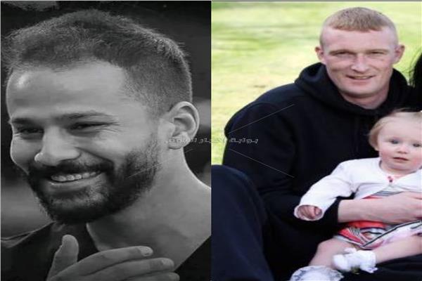 اللاعب أحمد رفعت وحارس المرمى السابق ديفيد بينكس
