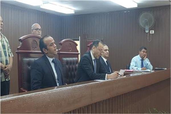 هيئة المحكمة برئاسة المستشار أحمد رفعت النجار