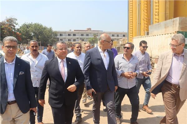 موقع إنشاء مستشفى بنها الجامعي الجديد بالقليوبية