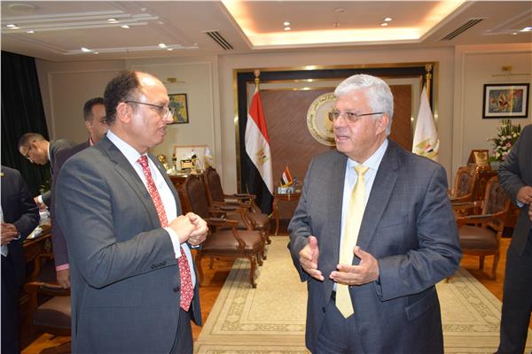الدكتور أيمن عاشور والدكتور السيد قنديل