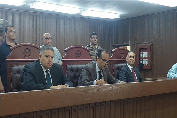 هيئة المحكمة برئاسة المستشار أحمد رفعت النجار