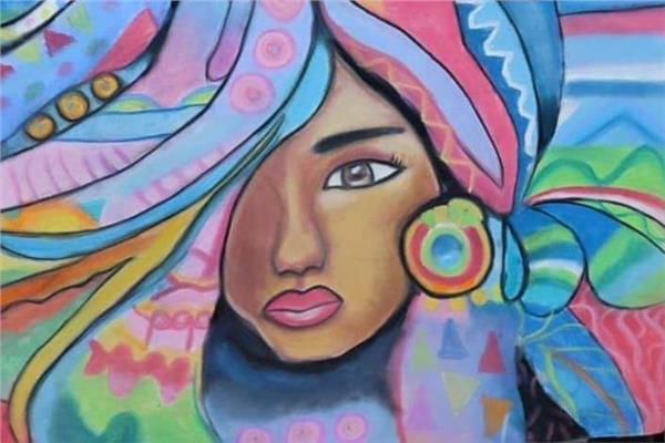 لوحة من معرض بصمات الأطفال