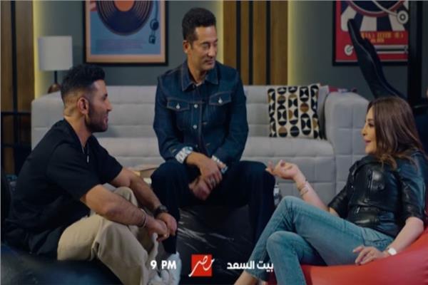 إليسا مع عمرو وأحمد سعد