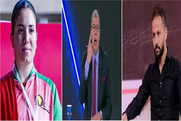 الراحل أحمد رفعت وأحمد شوبير واللاعبه شهد سعيد 