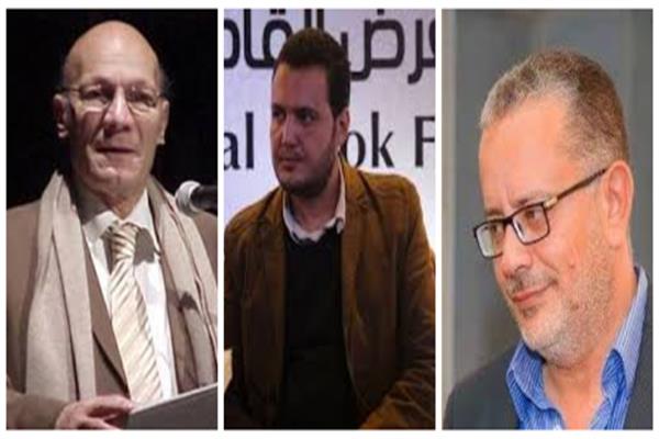 عمر شهريار وأحمد عبدالمعطى حجازى ود. وليد قانوش