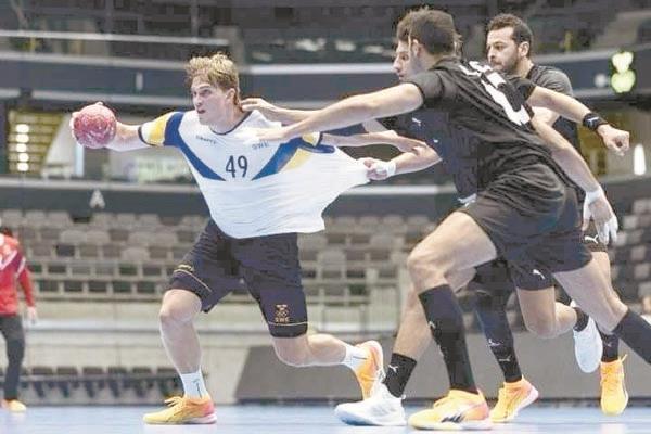 منتخب اليد فى بروفة جادة قبل الأوليمبياد
