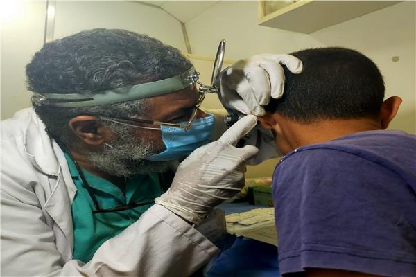  قافلة طبية لقرية جزيرة النص مركز فاقوس