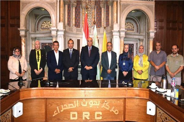 بروتوكول تعاون بين بحوث الصحراء وبنك المياه لدعم الاقتصاد الوطني - جانب من الفعالية