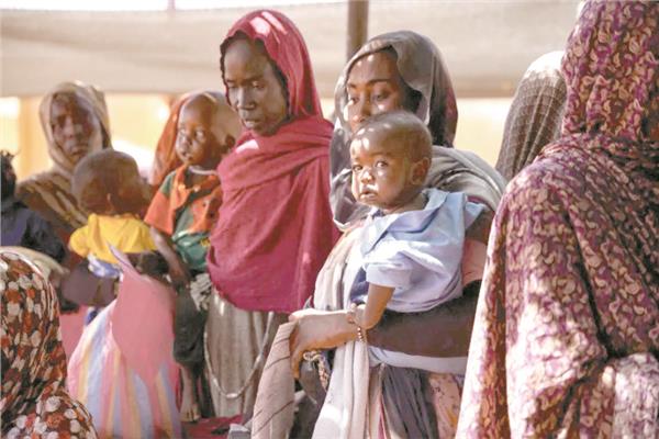 النساء والأطفال ضحايا الحرب الأهلية في السودان