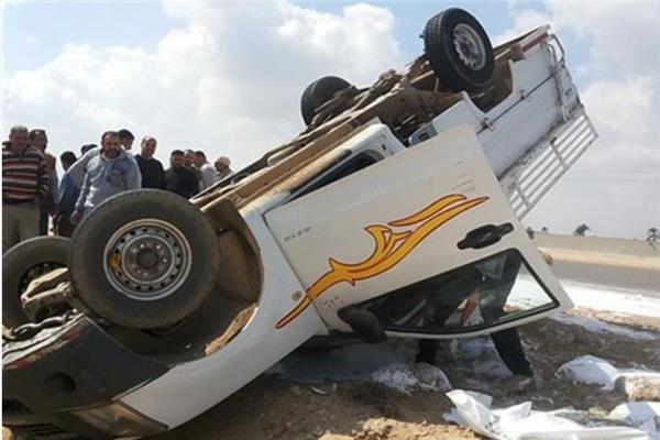 انقلاب سيارة - صورة أرشيفية