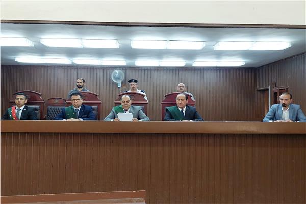 هيئة المحكمة برئاسه المستشار أمير فايز حنا