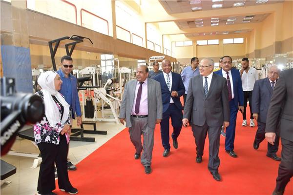  الخشت يفتتح أحدث عمليات التجديدات بالمدن الجامعية للطلبة