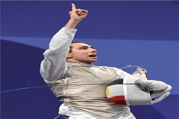 محمد حمزة لاعب منتخب مصر لسلاح الشيش