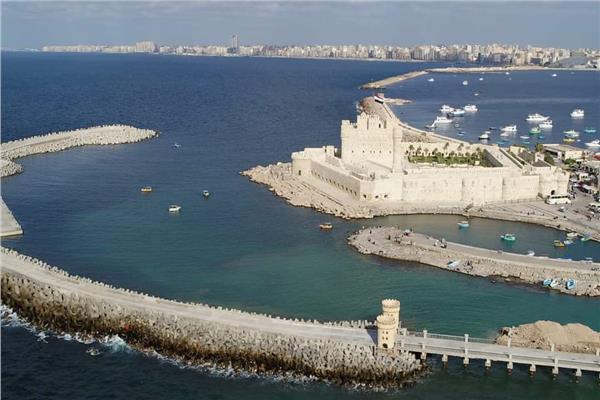 حماية كورنيش الإسكندرية وقلعة قايتباي 