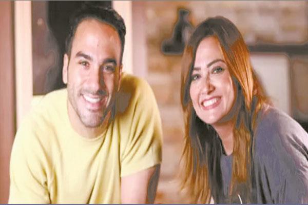 الفنانة بشرى احتفلت مساء أمس الأربعاء بزفافها على خالد محمود حميدة