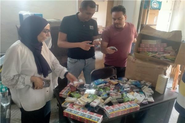 حملة لضبط السجائر مجهولة المصدر 