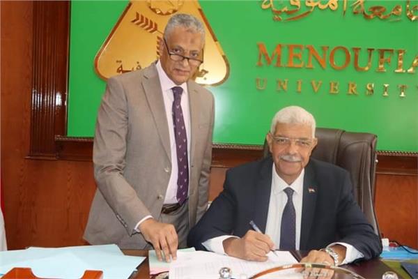 رئيس جامعة المنوفية يعتمد نتيجة بكالوريوس كلية الهندسة الإلكترونية 