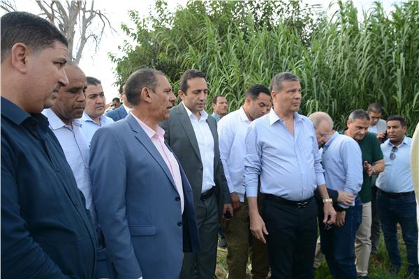 حازم الديب  نائب المحافظ - علاء فاروق وزير الزراعة