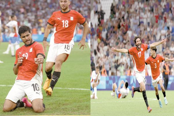 مصر هنا فى نصف نهائى الأولمبياد بعد معاناة ركلات الترجيح ضد باراجواى 