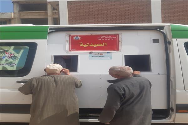  قافلة صحية متنوعة بمركز المحلة